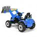 Blue 12V Battery-Powered Kids Ride-On Dumper Truck