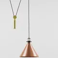 Roll & Hill Shape Up Cone Pendant Light - SHAPPCON-COP-CUR-120