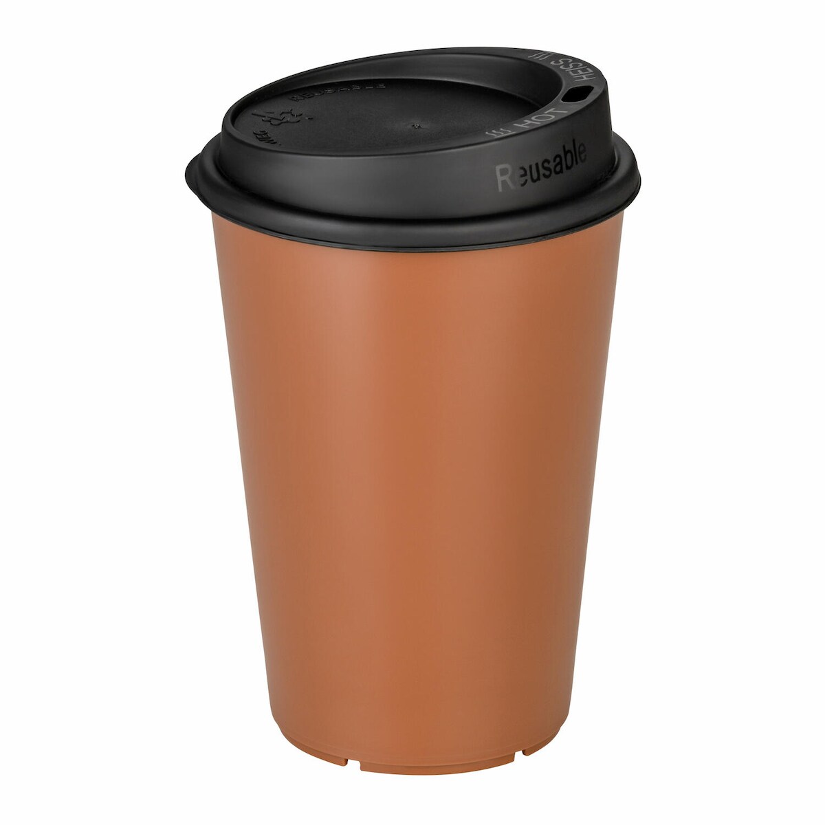 VEPATIM 3x Mehrweg Heißgetränkebecher Kaffeebecher Coffee to go inkl. Domdeckel - 200 ml Image