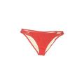 Shade & Shore Swimsuit Bottoms: Red Print Swimwear - Women's Size Large
