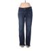 Simply Vera Vera Wang Jeans - High Rise: Blue Bottoms - Women's Size 8