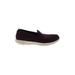 Skechers Flats: Burgundy Solid Shoes - Women's Size 7 1/2 - Almond Toe
