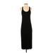 MICHAEL Michael Kors Casual Dress - Midi Scoop Neck Sleeveless: Black Print Dresses - Women's Size X-Small