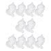 10Pcs Shaped Candy Boxes Wedding Favor Boxes Clear Treat Jars Gift Boxes for Wedding Shower Birthday Party Decorating