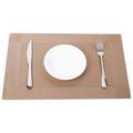 Shining House - Lot de 4 sets de table lavables en pvc, sets de table rectangulaires en papier,