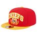 Men's New Era Red/Gold Kansas City Chiefs Team Establish 9FIFTY Snapback Hat