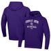 Men's Under Armour Purple Stephen F Austin Lumberjacks All Day Arch Softball Raglan Pullover Hoodie