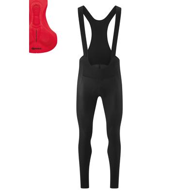 Fahrradhose GONSO "Sitivo Ti Bib M", Herren, Gr. 5XL, Normalgrößen, rot, 57% Polyamid; 28% Polyester; 15% Elastan, Hosen, Herren Radhose, innovatives Sitzpolster, Träger-Radlerhose, Tight Fit Image
