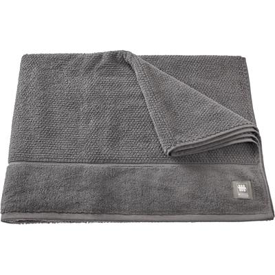 Badetuch MUSTERRING "Solid", grau (anthrazit), B:100cm L:150cm, Frottee, Baumwolle, Handtücher (Packung), hautschmeichelnde Airtouch Qualität Image