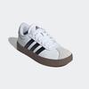 Sneaker ADIDAS SPORTSWEAR "VL COURT 3.0 KIDS", Gr. 32, schwarz-weiß (cloud weiß, core schwarz, grau one), Synthetik, Leder, sportlich, Schuhe, inspiriert vom Design des adidas samba