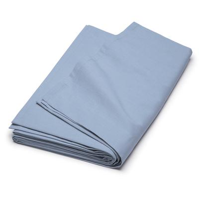 Betttuch CINDERELLA "Renforcé-Haustuch", blau (hellblau), B:240cm L:260cm, Renforcu00e9, Obermaterial: 100% Baumwolle, Laken, ohne Gummizug Image