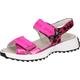 Sandale WALDLÄUFER "H-Trixi" Gr. 39, pink (pink, schwarz) Damen Schuhe Sandalen