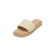 Sandale MARC O'POLO "in Raffiabast-Optik" Gr. 39, beige (sand) Damen Schuhe Marc O'Polo
