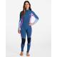 Neoprenanzug BILLABONG "5/4mm Synergy" Gr. M/168-175 cm & 54-63kg, blau (deep sea) Damen Sportanzüge Bekleidung