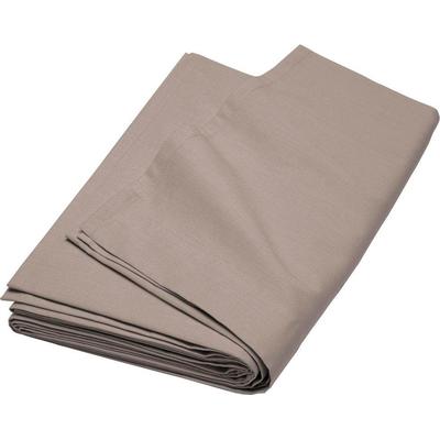 Betttuch CINDERELLA "Renforcé-Haustuch", grau (taupe), B:200cm L:260cm, Renforcu00e9, Obermaterial: 100% Baumwolle, Laken, ohne Gummizug Image