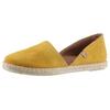 Espadrille VERBENAS "CARMEN SERRAJE", Damen, Gr. 41, gelb, Veloursleder, klassisch, Schuhe, Schlupfschuh, Sommerschuh, Loafer mit typischem Jute-Rahmen