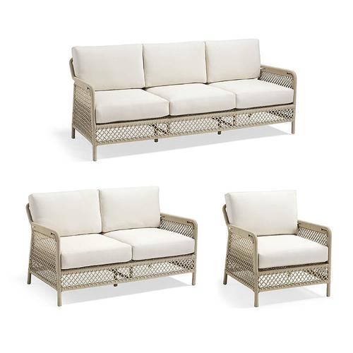 Atwood Seating Replacement Cushions - Loveseat, Quick Dry, Gingko - Frontgate