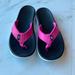 Nike Shoes | Nike Flip Flops Women 7 | Color: Black/Pink | Size: 7