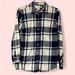 J. Crew Tops | Euc J. Crew Boy Fit Button Down Flannel Top | Color: Blue/White | Size: S