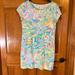 Lilly Pulitzer Dresses | Lilly Pulitzer Women’s Colorful Tee-Shirt Dress Size Med-Euc | Color: Blue/Pink | Size: M