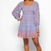 Lilly Pulitzer Dresses | Lilly Pulitzer Rainna Eyelet Smocked Long Sleeve Smocked In Size Small | Color: Pink/Purple | Size: S