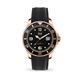 Ice-Watch - ICE Steel Black Rose-Gold - Men's Wristwatch with Silicon Strap - 017327 (Extra large)