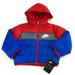 Nike Jackets & Coats | Nike Youth Boy's Jdi Red Grey Blue Puffer Winter Jacket 86d433-U89 Size 4 - 7 Gs | Color: Blue/Red | Size: Various