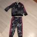 Adidas Matching Sets | Adidas Floral Track Suit | Color: Black/Pink | Size: 18-24mb