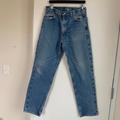 Carhartt Jeans | Carhartt Plaid Flannel Lined Jeans No Sz Tag Measures As Sz 34 Mens Inseam 35 | Color: Blue | Size: 34