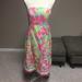 Lilly Pulitzer Dresses | Beautiful Lilly Pulitzer Strapless Dress - Sz 6 | Color: Green/Pink | Size: 6