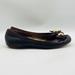 Coach Shoes | Coach Shoes Womens 7.5 Brown Leather Ballet Flats Antonia Bow Slip On Casual | Color: Brown | Size: 7.5