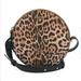 Nine West Bags | Nine West Leopard Print Canteen Crossbody | Color: Black/Tan | Size: 9"X3.5"