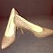 Nine West Shoes | Nine West 8 1-2 Heels | Color: Cream/Tan | Size: 8.5