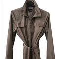 Nine West Jackets & Coats | Nine West Vintage Short Trench Jacket, Coat Sz L, Taupe, Gray Color | Color: Gray | Size: L