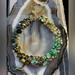 J. Crew Jewelry | **Rare** J. Crew Green Multi-Colored Ombr Crystal Cluster Statement Necklace | Color: Green/Red | Size: Os