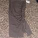 Nine West Skirts | Nine West Midi/Maxi Ruched Skirt With Slit Nwt Size Xs Retail $40 | Color: Gray/Silver | Size: Xs