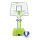 Equinox Outdoor Recreation - Pool Side Portable Basketball Hoop - Purple/Green