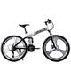 FAXIOAWA 3 wheel bikes Adult Road Racing Bike 24Inch Folding Mountain Bike for Men Women 21 Speed Folding Bikes Full Suspension Disc Brake Cruiser Bicycles Trek MTB Three Knife Wheel