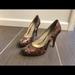 Nine West Shoes | Nine West Multi-Color Snakeskin Heel | Color: Tan | Size: 7