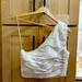 Zara Tops | Never Worn - Zara Linen One Shoulder Top - Beige And Cream Stripes | Color: Cream/White | Size: 6