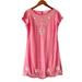 Lilly Pulitzer Dresses | Lilly Pulitzer Pink Linen Rawley Beaded Dress Size 8 | Color: Pink | Size: 8