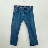 Levi's Jeans | Levis 501 Jeans Mens Size 38x30 Straight Leg Light Wash Cotton Denim | Color: Blue | Size: 38