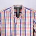 J. Crew Shirts | J.Crew Shirtings Washed Casual Tailored Fit 100% Cotton Shirt Plaid Men's Large | Color: Pink/Purple | Size: L