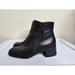 Nine West Shoes | Nine West Vintage 90's Black Platform Chunky Heel Leather Ankle Boots Size 8.5 | Color: Black | Size: 8.5