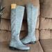 Michael Kors Shoes | New Michael Michael Kors Women's Bromley Suede Flat Tall Riding Boots 5.5size | Color: Gray | Size: 5.5
