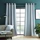 Catherine Lansfield Textured Blackout Thermal Eyelet 66X54 Inch Curtains Silver