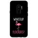 Hülle für Galaxy S9+ Whassup Flockers Funny Pink Flamingo What's Up