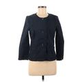 Ann Taylor LOFT Outlet Jacket: Short Blue Print Jackets & Outerwear - Women's Size Medium