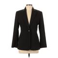 Tahari Blazer Jacket: Black Solid Jackets & Outerwear - Women's Size 10