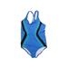 Lands' End One Piece Swimsuit: Blue Stars Swimwear - Women's Size 14